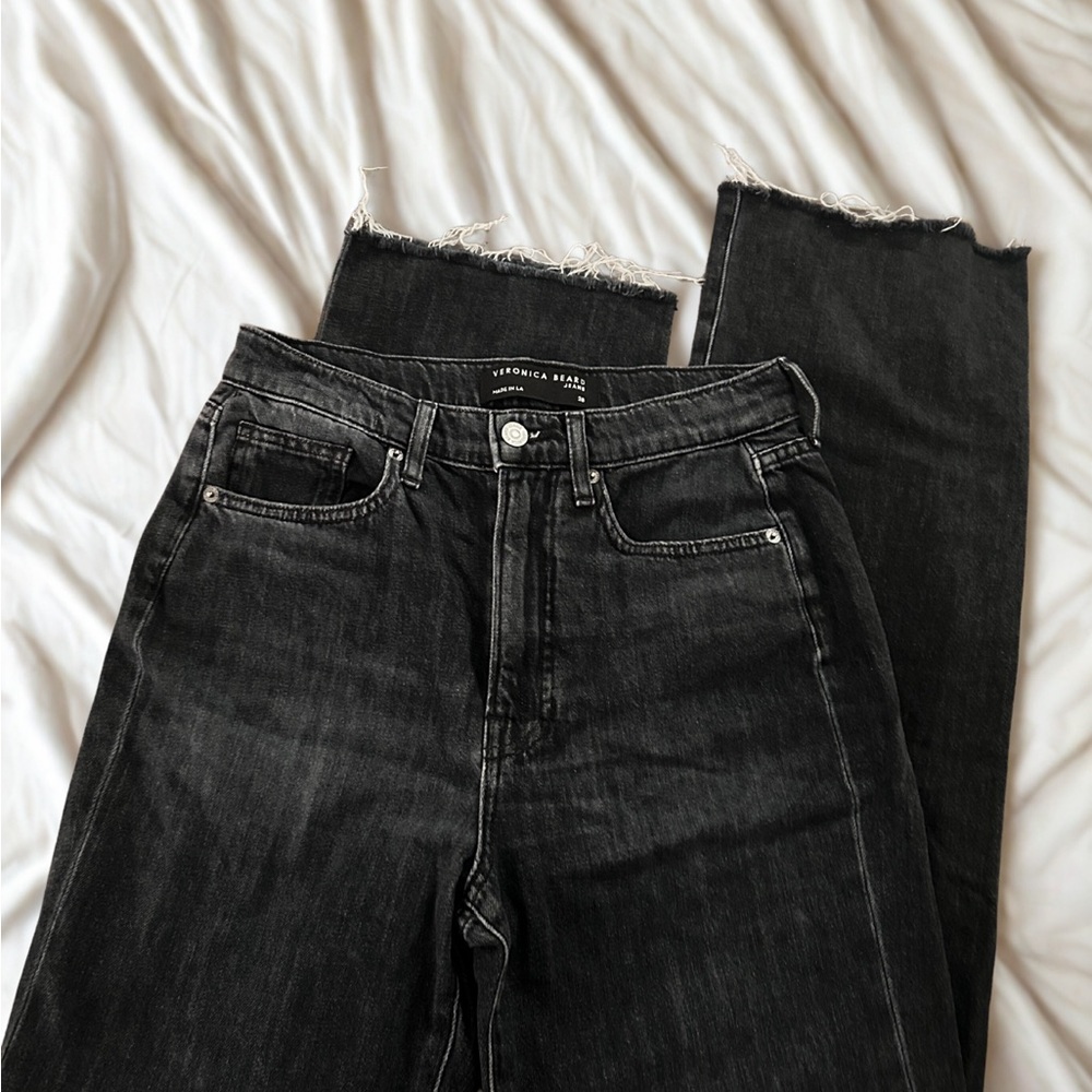 Veronica Beard Black Cropped Jeans